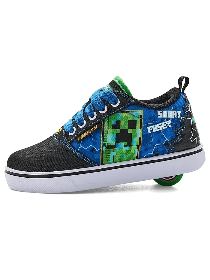 Кроссовки с колесиками Heelys Pro 20 Minecraft — изображение 4 из 4, черный/синий/зеленый