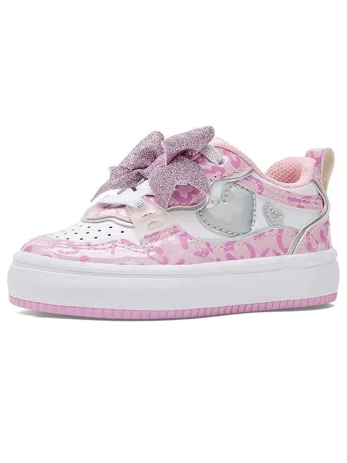 Кроссовки с леопардовым принтом Cheetah Print Court Sneakers Ground Up — черный