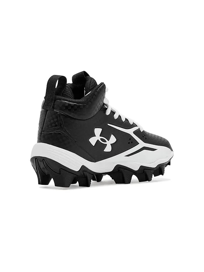 Кроссовки футбольные Spotlight Hammer Jr RM черно-белые, Under Armour Kids — изображение 3 из 4, белый