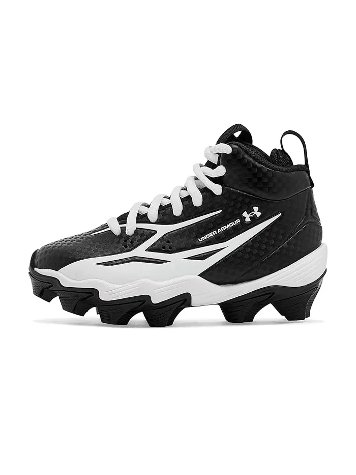 Кроссовки футбольные Spotlight Hammer Jr RM черно-белые, Under Armour Kids — изображение 4 из 4, белый