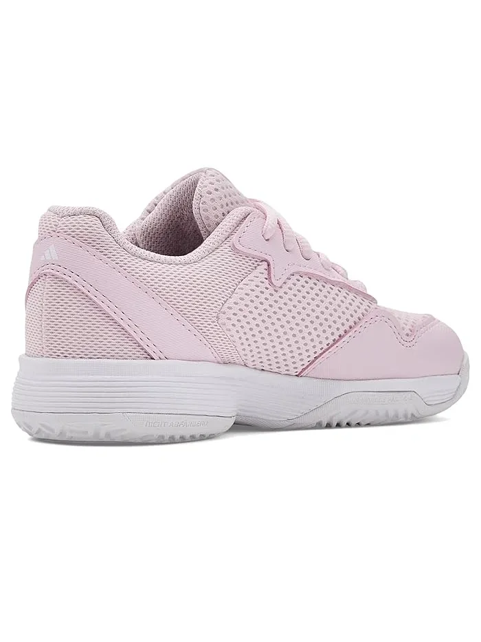 Кроссовки теннисные Courtflash Adidas Kids — изображение 3 из 4, розовый/белый/белый