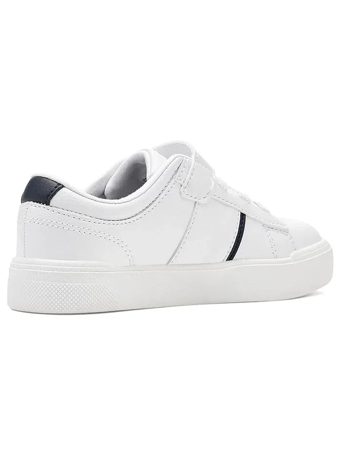 Кроссовки повседневные Frazier Polo Ralph Lauren Kids — изображение 3 из 4, белый/темно-синий