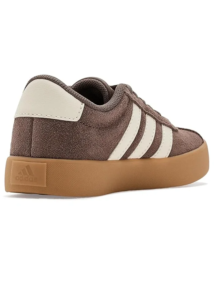 Кроссовки из замши VL Court 3.0 Adidas Kids — изображение 3 из 4, белый
