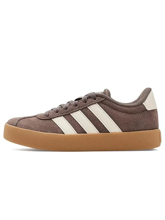 Кроссовки из замши VL Court 3.0 Adidas Kids — изображение 4 из 4, белый