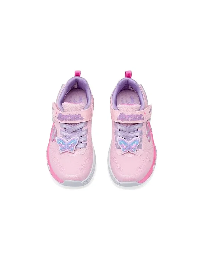 Кроссовки со светодиодами Butterfly Bliss 303065L SKECHERS KIDS — изображение 2 из 4, розовый