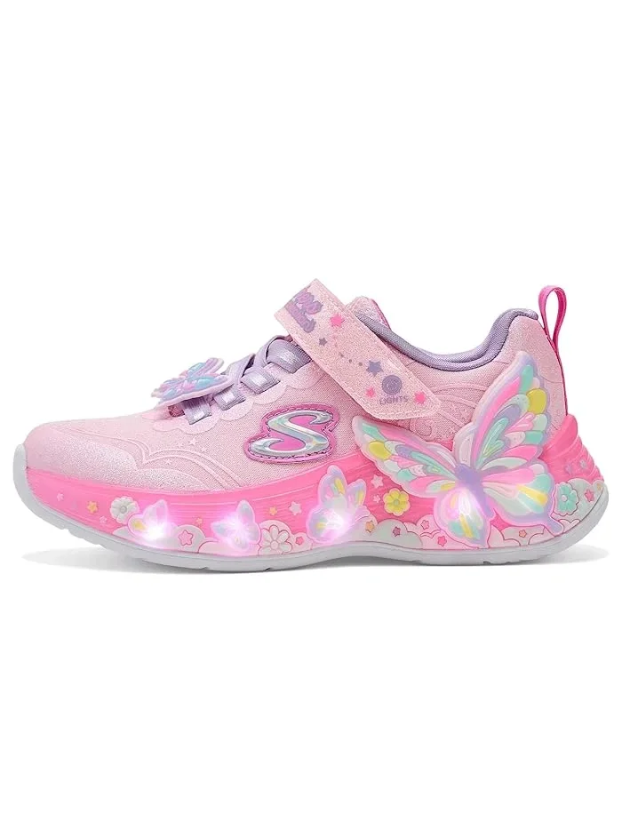 Кроссовки со светодиодами Butterfly Bliss 303065L SKECHERS KIDS — изображение 4 из 4, розовый