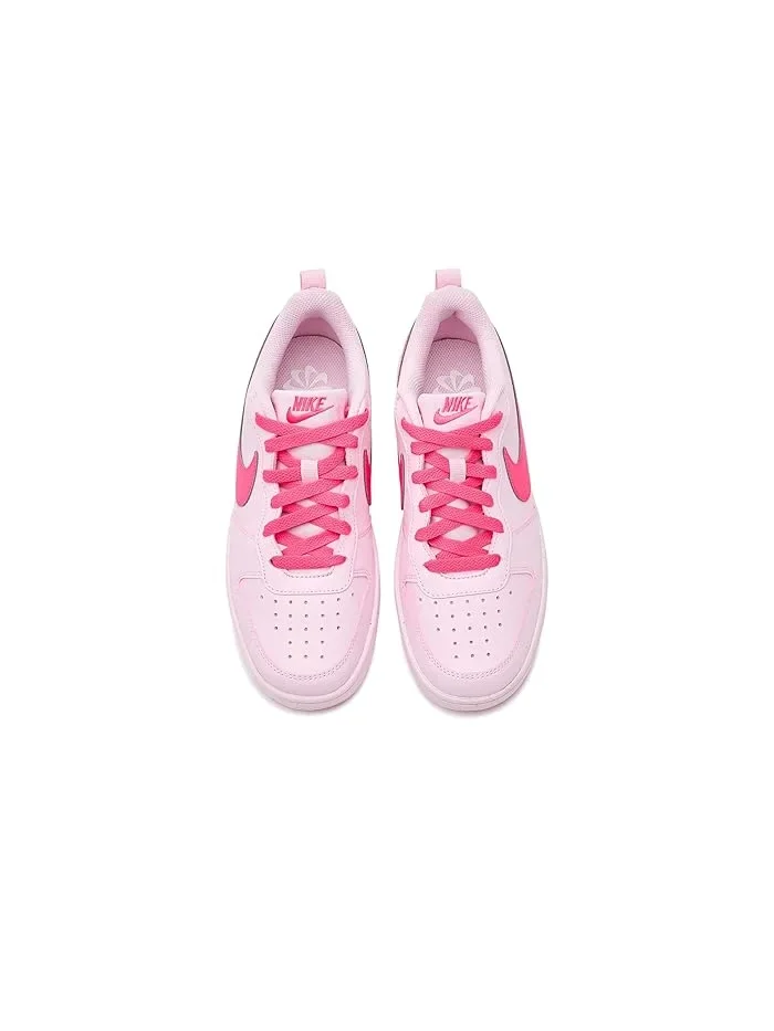 Кроссовки Nike Kids Court Borough Low Recraft BG — изображение 2 из 4, розовый/розовый/белый