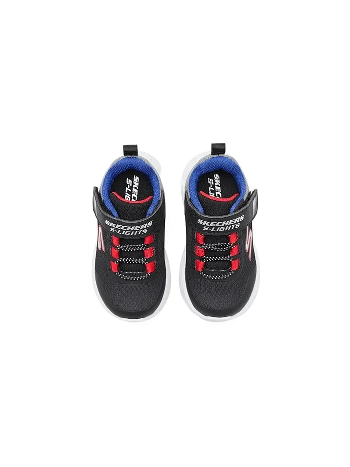 Кроссовки со светодиодами Lil'Glide Step Lights SKECHERS KIDS — изображение 2 из 4, черный/синий