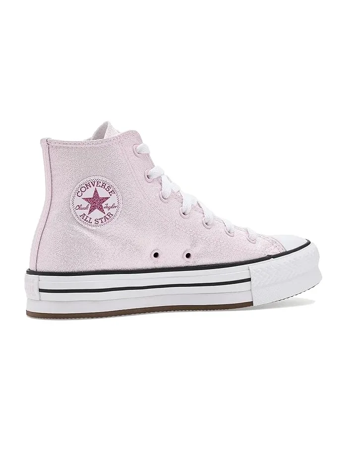 Кроссовки платформа Chuck Taylor All Star Lift Platform Shine Converse Kids — изображение 3 из 4, белый/черный