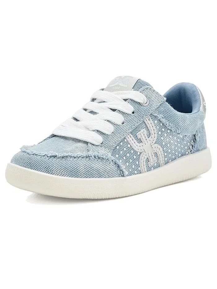 Кроссовки деним Tenny Josi Sam Edelman Kids — изображение 1 из 4, джинсовый синий