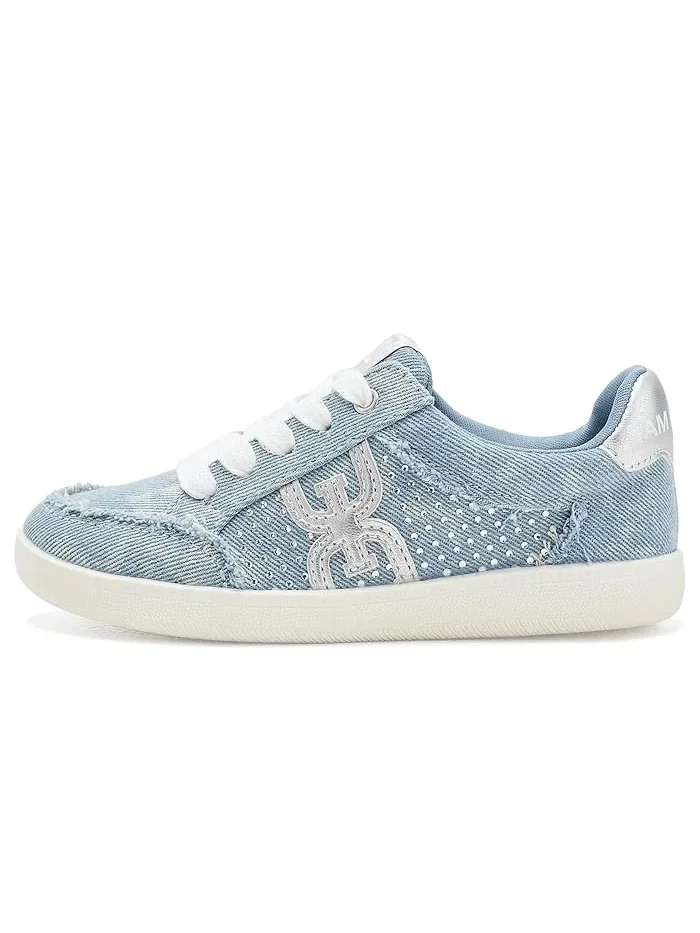 Кроссовки деним Tenny Josi Sam Edelman Kids — изображение 4 из 4, джинсовый синий