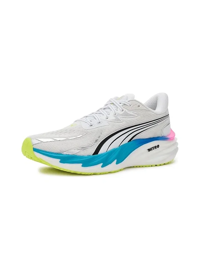 Кроссовки беговые Velocity Nitro 4 PUMA — изображение 1 из 4, белый/синий/розовый