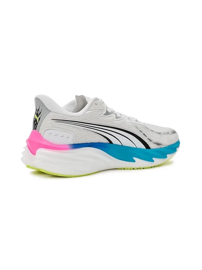 Кроссовки беговые Velocity Nitro 4 PUMA — изображение 3 из 4, белый/синий/розовый