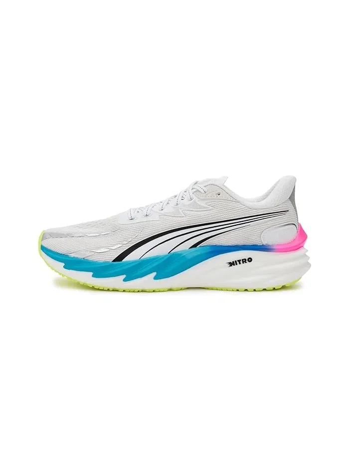 Кроссовки беговые Velocity Nitro 4 PUMA — изображение 4 из 4, белый/синий/розовый
