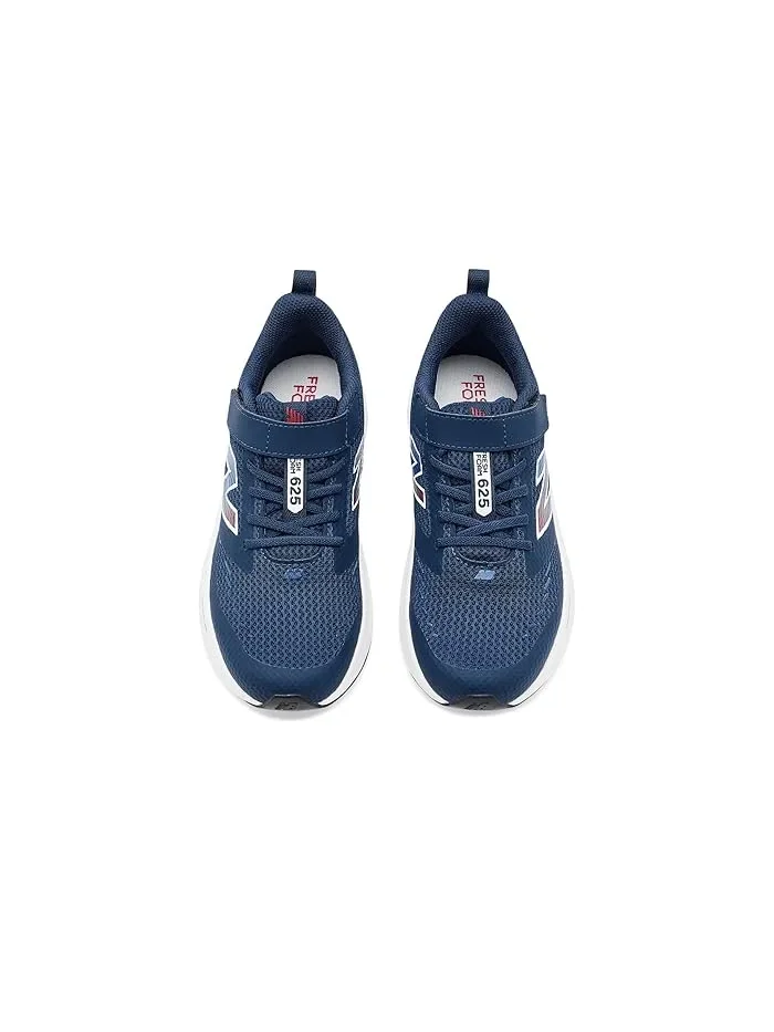 Кроссовки Fresh Foam 625 v1 Bungee Lace New Balance Kids — изображение 2 из 4, темно-синий/красный