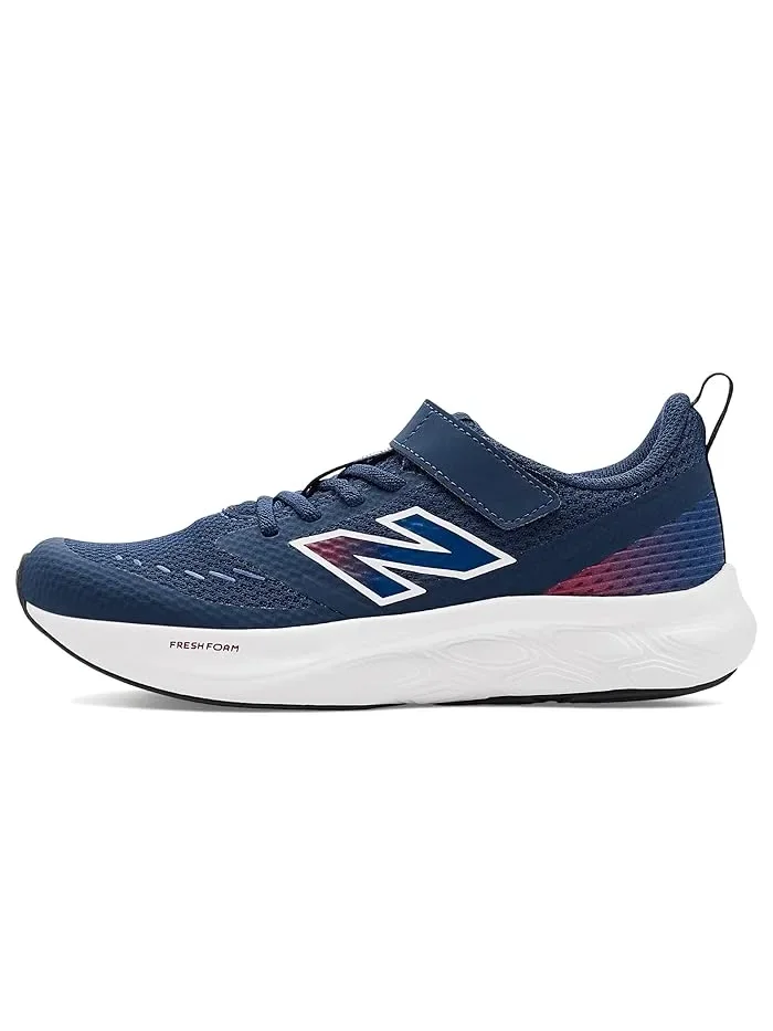 Кроссовки Fresh Foam 625 v1 Bungee Lace New Balance Kids — изображение 4 из 4, темно-синий/красный