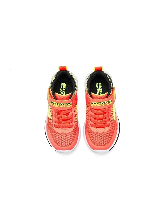Кроссовки с видимой подушкой Microspec Max Velocity SKECHERS KIDS — изображение 2 из 4, оранжевый/черный