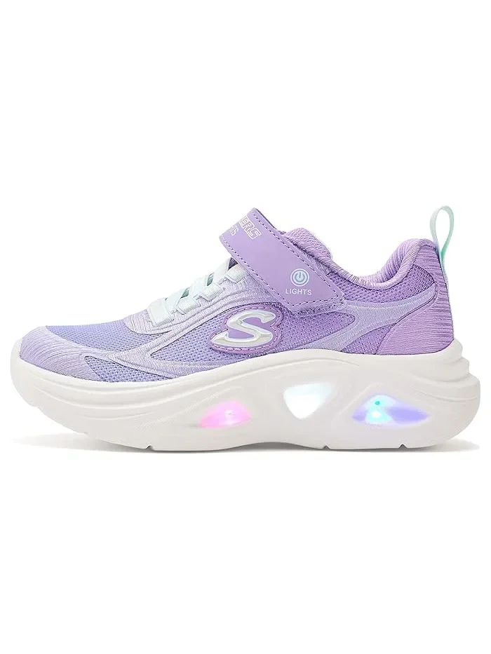 Кроссовки с подсветкой Sola Glow 2.0 SKECHERS KIDS — изображение 4 из 4, голубой