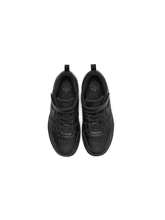 Кроссовки Nike Court Borough Low Recraft — изображение 2 из 4, черный/черный/черный