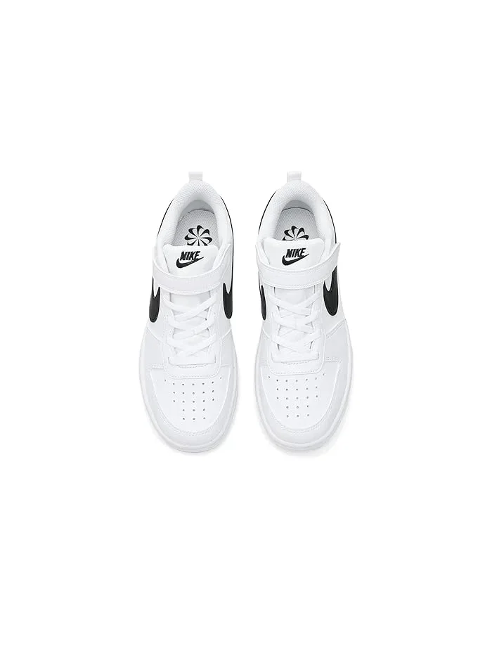 Кроссовки Nike Kids Court Borough Low Recraft — изображение 2 из 4, белый/черный