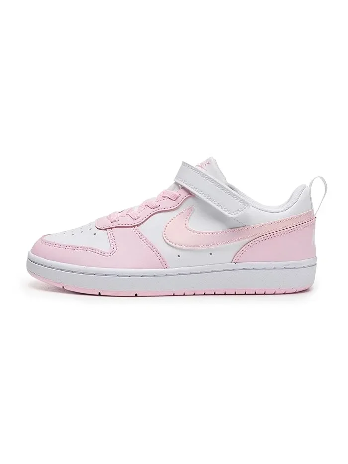 Кроссовки Nike Kids Court Borough Low Recraft — изображение 4 из 4, белый/розовый