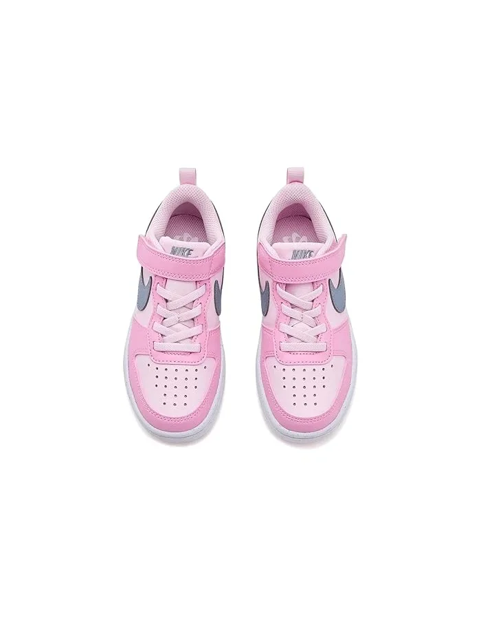 Кроссовки низкие Court Borough Low Recraft Nike Kids — изображение 2 из 4, розовый//розовый/белый