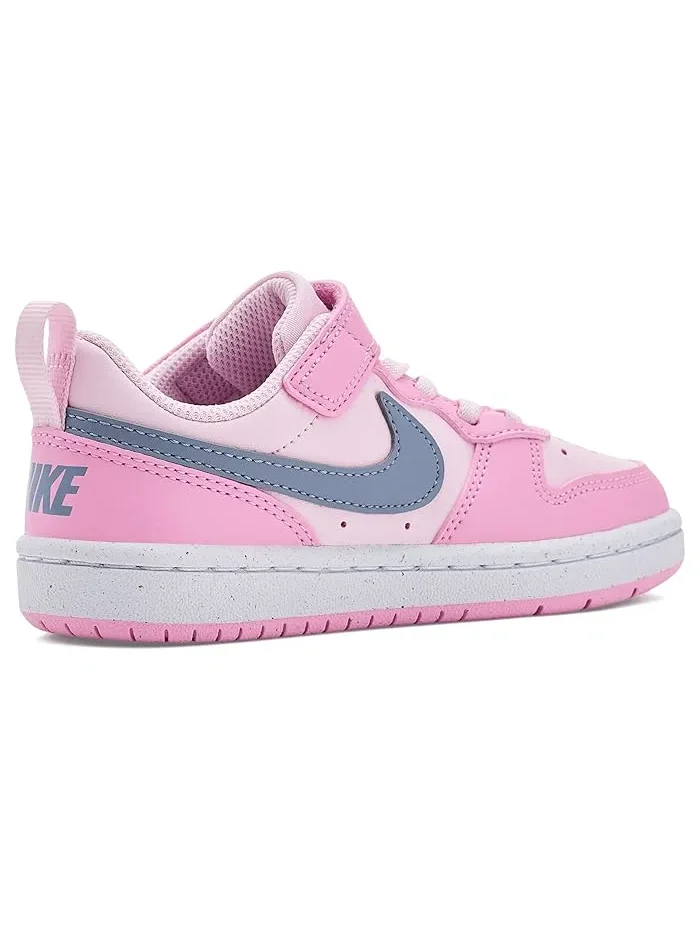 Кроссовки низкие Court Borough Low Recraft Nike Kids — изображение 3 из 4, розовый//розовый/белый