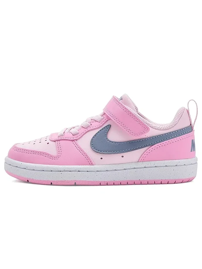 Кроссовки низкие Court Borough Low Recraft Nike Kids — изображение 4 из 4, розовый//розовый/белый