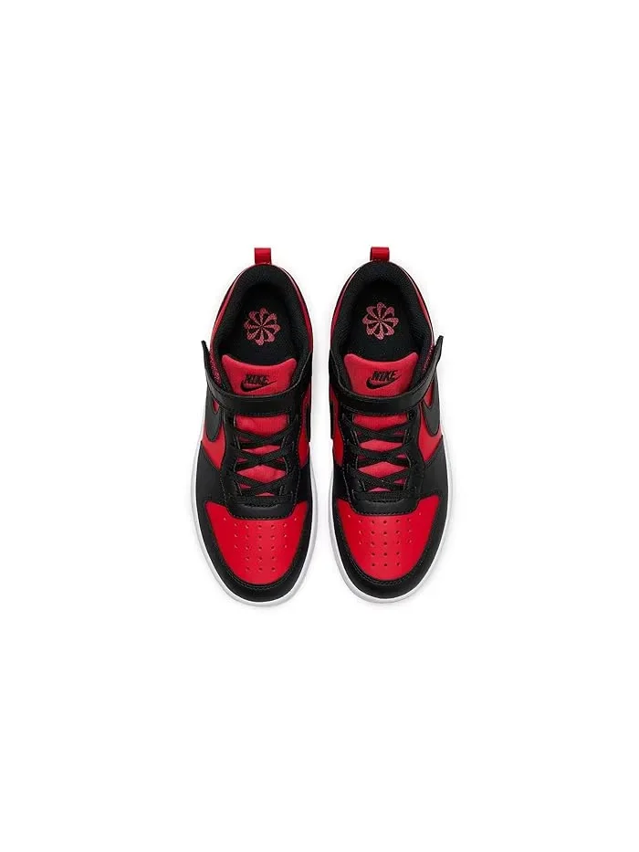 Кроссовки Nike Court Borough Low Recraft — изображение 2 из 4, красный/черный/белый