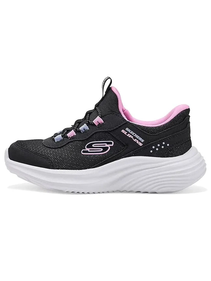 Кроссовки с технологией Hands Free Slip-In Bounder Pro 303690L SKECHERS KIDS — изображение 4 из 4, черный