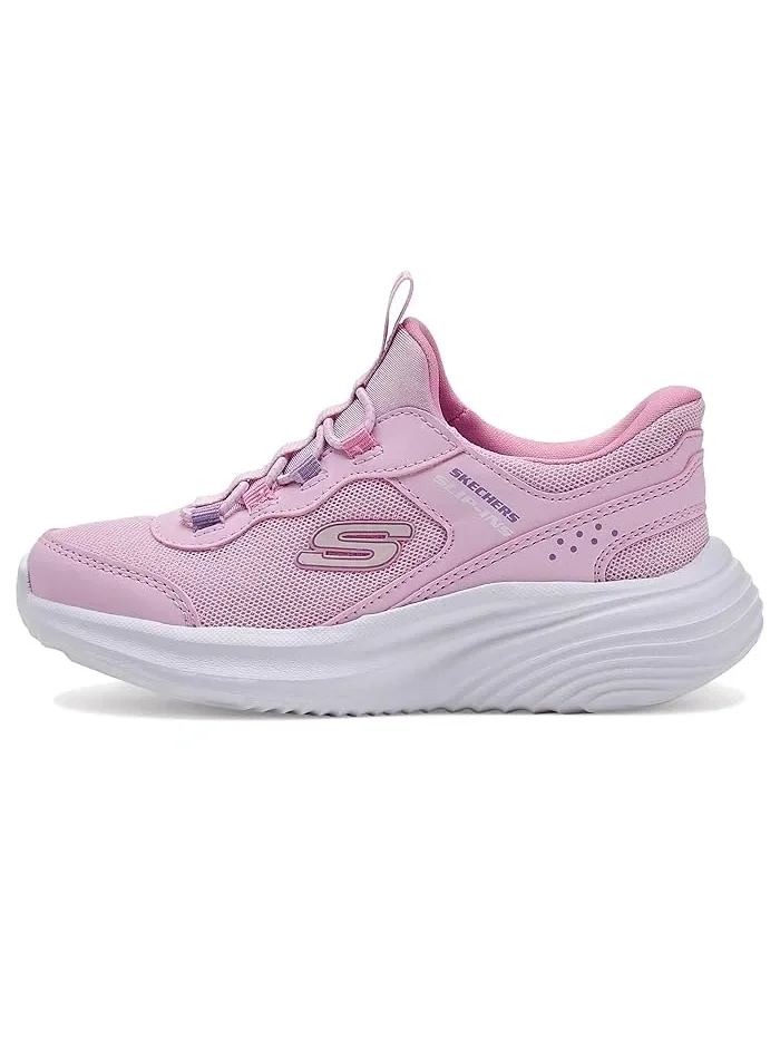 Кроссовки с технологией Hands Free Slip-In Bounder Pro SKECHERS KIDS — изображение 4 из 4, розовый