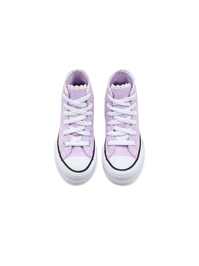 Кроссовки детские Chuck Taylor All Star Eva Lift Platform Bubble Flowers Converse Kids — изображение 2 из 4, белый/черный