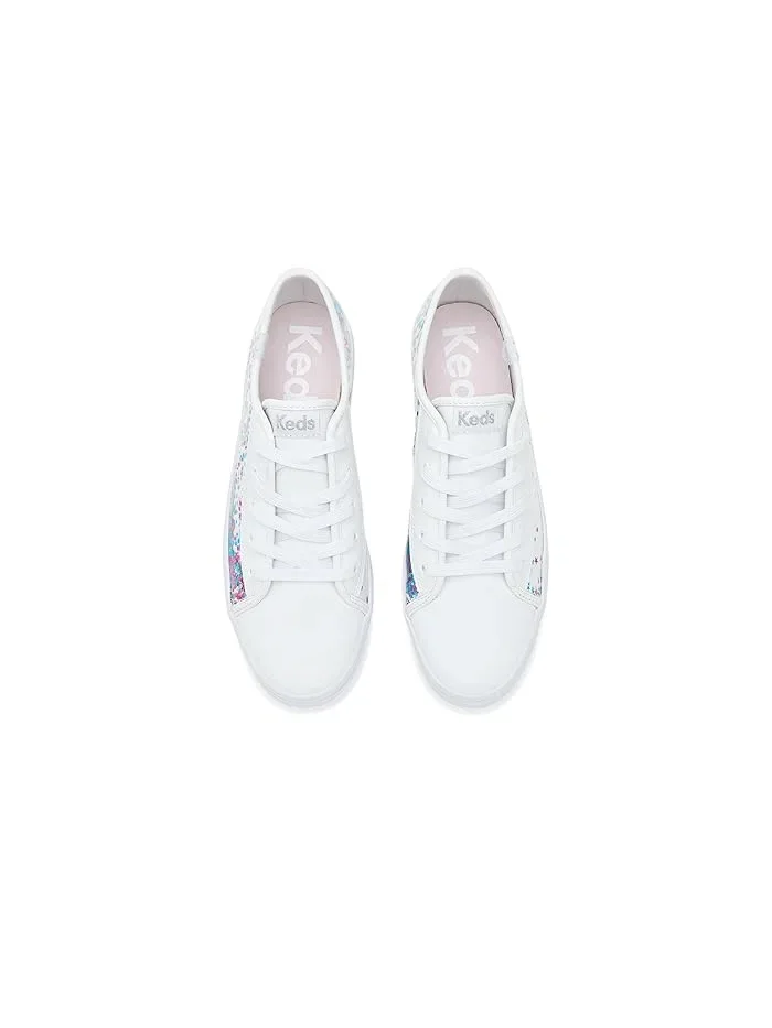 Кроссовки с блестками Triple Up Glitter Under Glass Keds Kids, Turquiose — изображение 2 из 4, бирюзовый