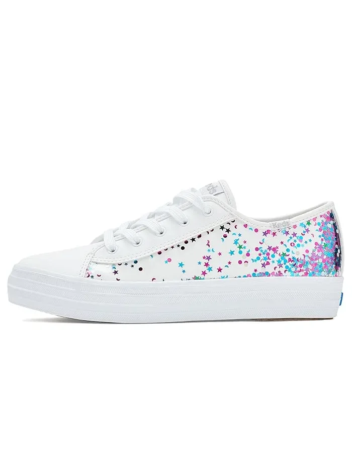 Кроссовки с блестками Triple Up Glitter Under Glass Keds Kids, Turquiose — изображение 4 из 4, бирюзовый