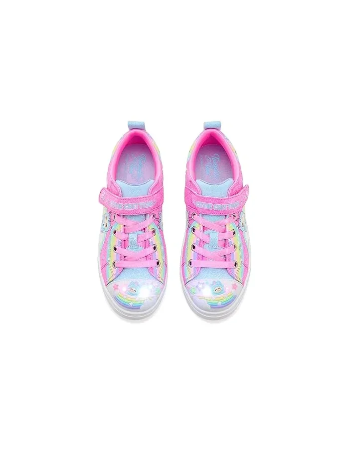Кроссовки со светодиодами Twinkle Sparks 314475L SKECHERS KIDS — изображение 2 из 4, розовый/мульти