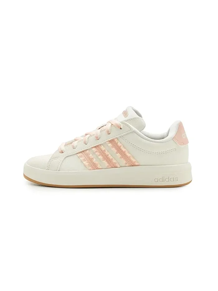 Кроссовки на шнуровке Grand Court 3.0 Adidas — изображение 4 из 4, белый/розовый
