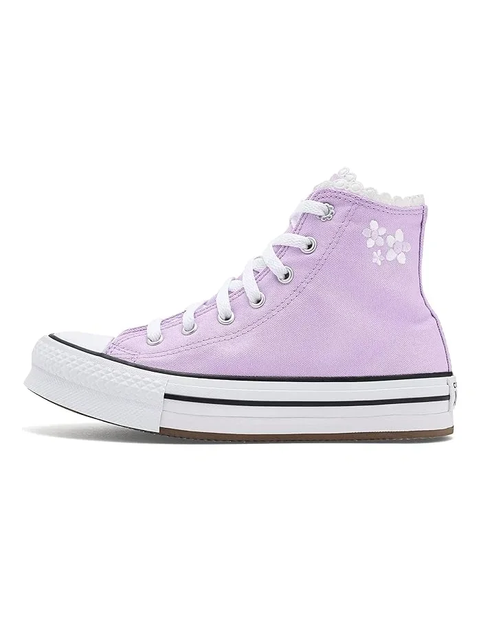 Кроссовки детские Converse Kids Chuck Taylor All Star Eva Lift Platform Bubble Flowers — изображение 4 из 4, белый/черный