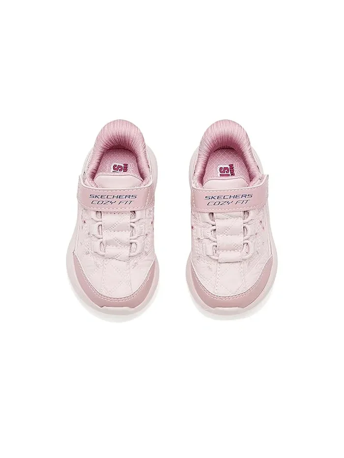 Кроссовки с цветочным принтом Hands Free Slip-Ins-Comfy Sprints SKECHERS KIDS — изображение 2 из 4, розовый