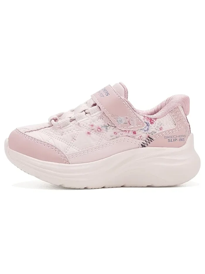 Кроссовки с цветочным принтом Hands Free Slip-Ins-Comfy Sprints SKECHERS KIDS — изображение 4 из 4, розовый