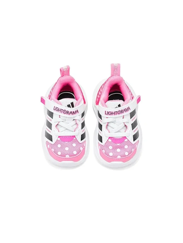 Кроссовки со светодиодами Disney Lightorama Minnie Mouse Adidas Kids — изображение 2 из 4, розовый/черный/розовый