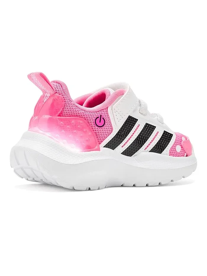 Кроссовки со светодиодами Disney Lightorama Minnie Mouse Adidas Kids — изображение 3 из 4, розовый/черный/розовый