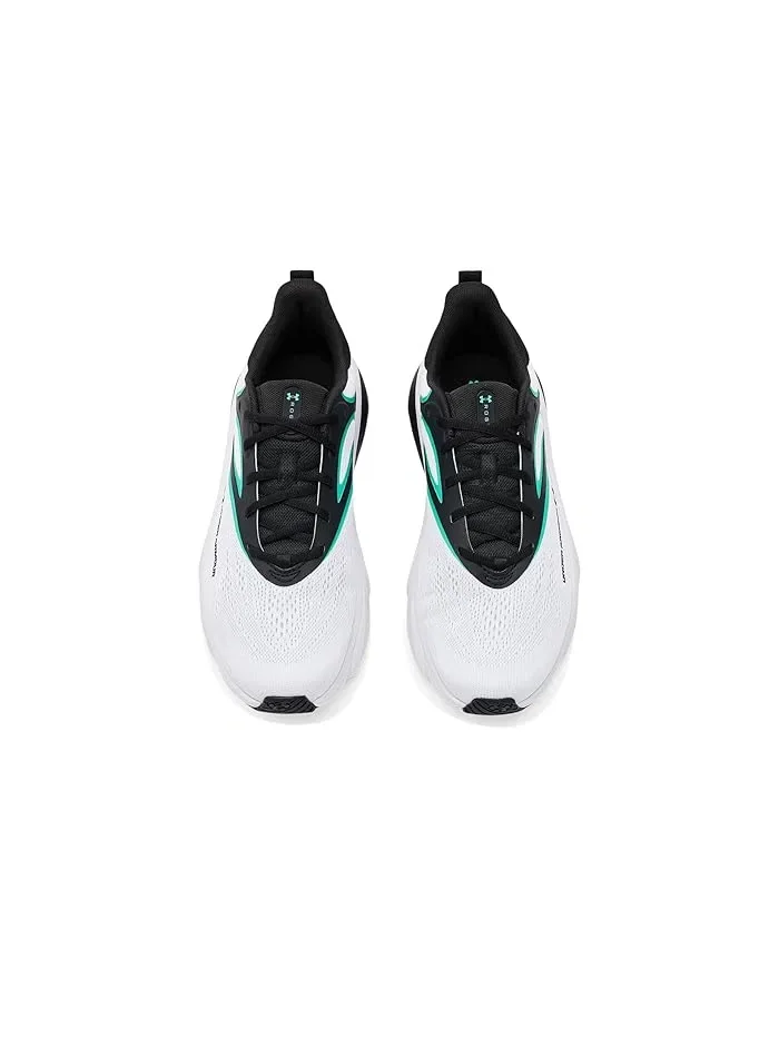 Кроссовки беговые Charged Rogue 6 Under Armour — изображение 2 из 4, белый/зеленый/черный