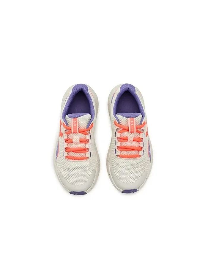 Кроссовки для детей Under Armour Kids Surge 4 — изображение 2 из 4, белый/фиолетовый