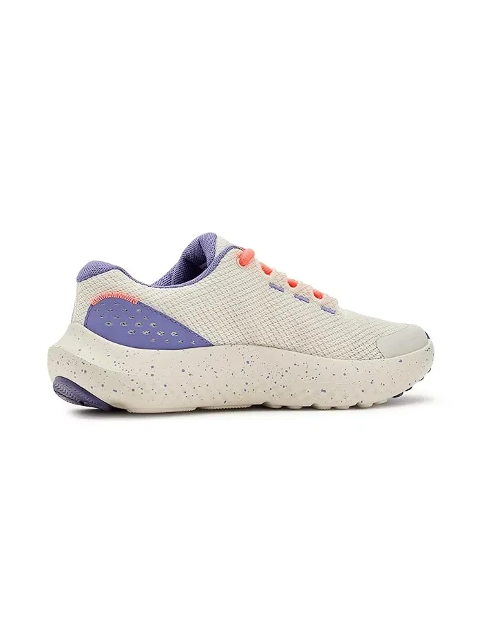Кроссовки для детей Under Armour Kids Surge 4 — изображение 3 из 4, белый/фиолетовый