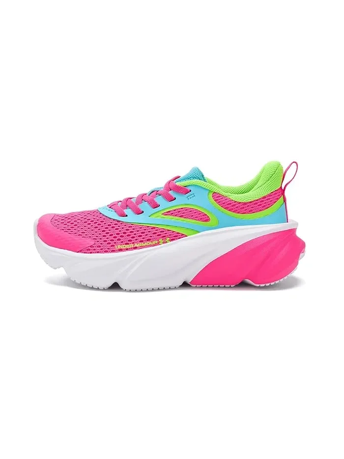 Кроссовки Rogue 6 Alternate Lace Under Armour Kids — изображение 4 из 4, розовый/синий/зеленый
