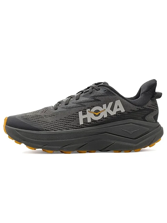 Кроссовки для бега Challenger 8 GTX Hoka — изображение 4 из 4, серый/желтый