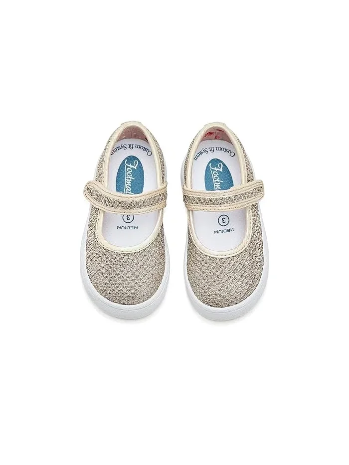 Кроссовки Mary Jane с блестками Amy FootMates — изображение 2 из 4, золотистый