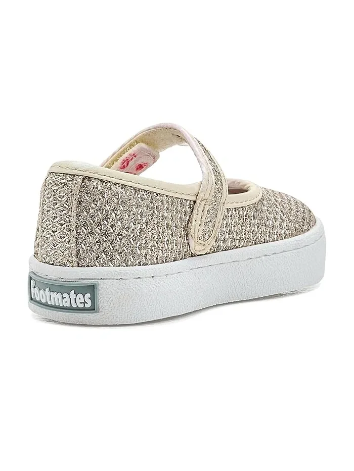 Кроссовки Mary Jane с блестками Amy FootMates — изображение 3 из 4, золотистый
