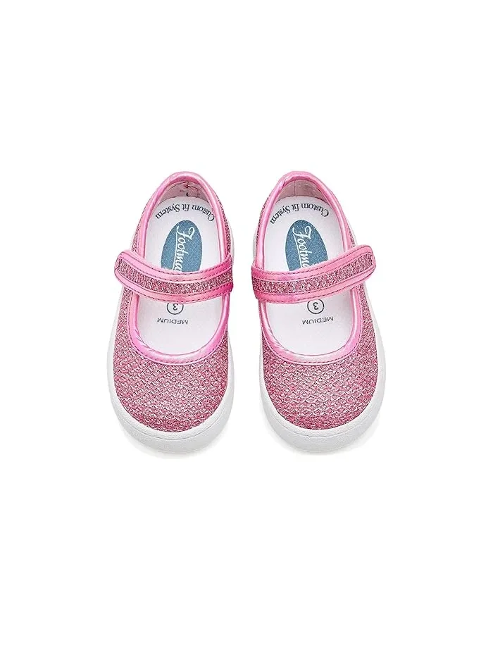 Кроссовки Мэри Джейн Amy Fuchsia Sparkle, FootMates — изображение 2 из 4, фуксия