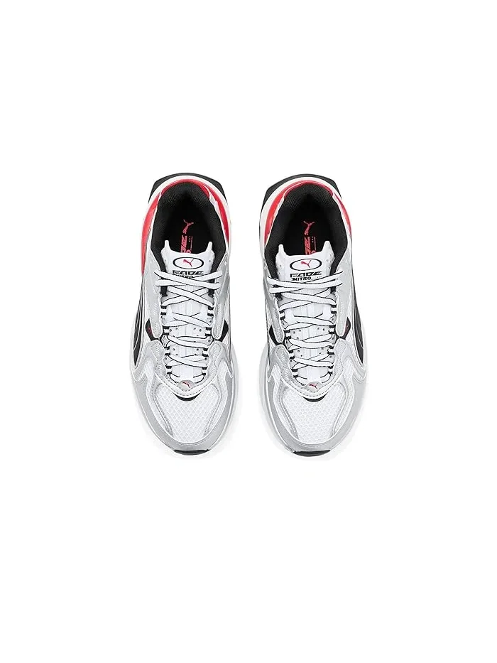 Кроссовки PUMA Fade NITRO Trail PUMA Kids — изображение 2 из 4, белый/красный